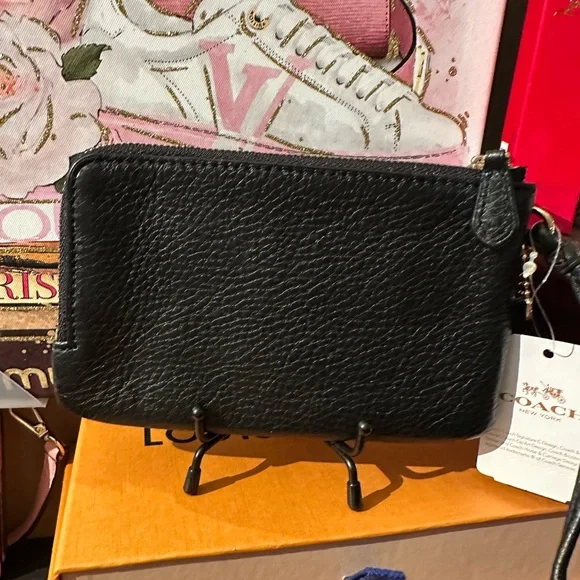 ❤️♥️❤️♥️NWT Coach Double Corner Zip Wristlet - Picture 5 of 12